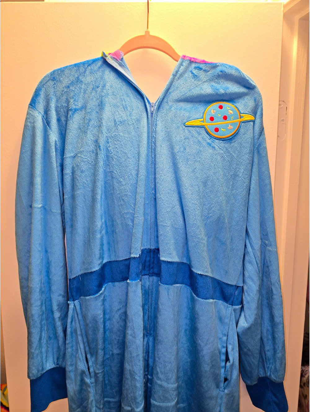 Disney Pixar Toy Story Alien Adult S/M Costume Union Suit Pizza Planet Hood